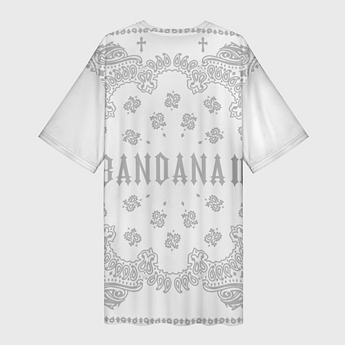 Женская длинная футболка Бандана 2 Кизару Тейп / 3D-принт – фото 2