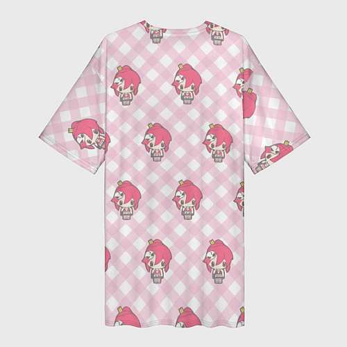 Женская длинная футболка Yoko pattern / 3D-принт – фото 2