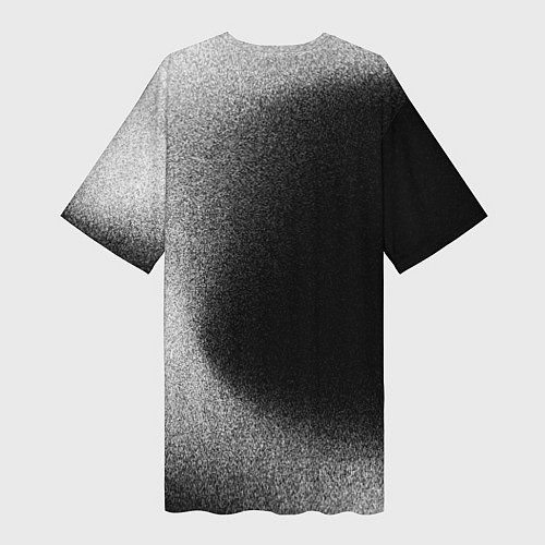 Женская длинная футболка Брутальный единорог / 3D-принт – фото 2