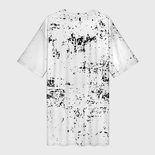 Женская длинная футболка Bull! / 3D-принт – фото 2