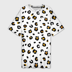 Женская длинная футболка Пятна леопарда leopard spots