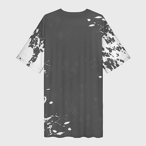 Женская длинная футболка BABYMETAL moametal / 3D-принт – фото 2