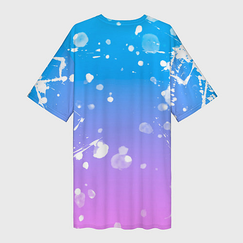 Женская длинная футболка Astro / 3D-принт – фото 2