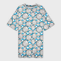 Женская длинная футболка Мячи Волейбольные