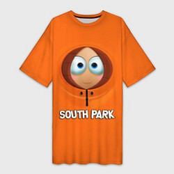 Женская длинная футболка Южный парк - Кенни МакКормик