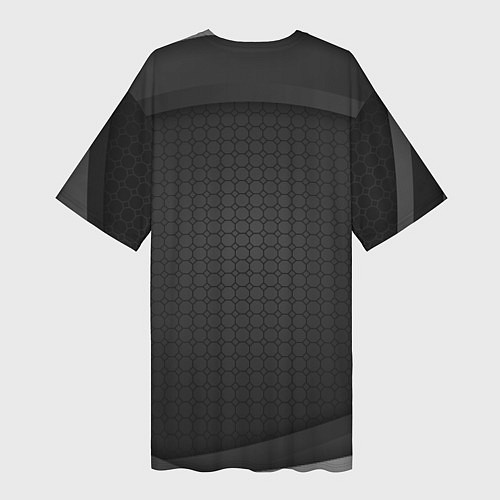 Женская длинная футболка Moto Sport / 3D-принт – фото 2