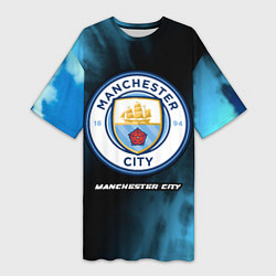 Женская длинная футболка МАНЧЕСТЕР СИТИ Manchester City 5