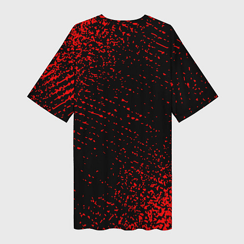 Женская длинная футболка Eat Sleep Fortnite Repeat Арт / 3D-принт – фото 2