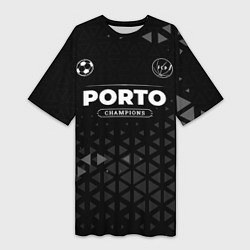 Футболка женская длинная Porto Форма Champions, цвет: 3D-принт
