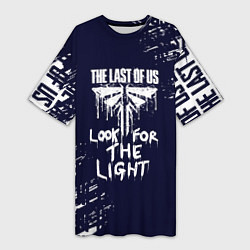 Женская длинная футболка The last of us 2 - ЦИКАДЫ LOOK FOR THE LIGHT