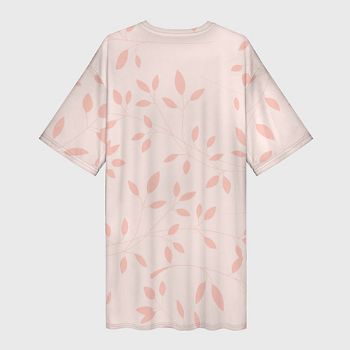 Женская длинная футболка Лина Вертикально / 3D-принт – фото 2