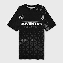 Женская длинная футболка Juventus Форма Champions