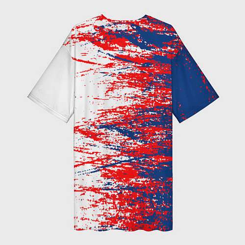Женская длинная футболка Arsenal fc арсенал фк texture / 3D-принт – фото 2