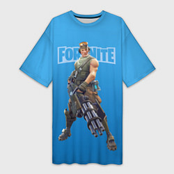 Женская длинная футболка Fortnite Recon Scout Video game Разведчик