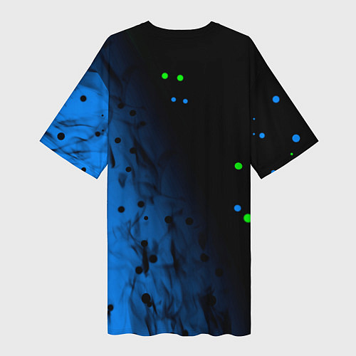 Женская длинная футболка Niletto абстракция / 3D-принт – фото 2