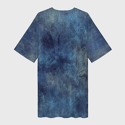 Женская длинная футболка Мандала-цветок / 3D-принт – фото 2