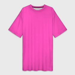 Женская длинная футболка Яркий розовый из фильма Барби