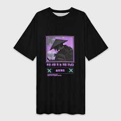 Женская длинная футболка Loneliness of the Samurai