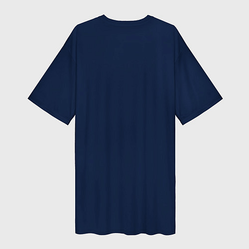 Женская длинная футболка Сент-Луис Блюз форма / 3D-принт – фото 2