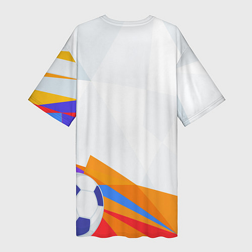 Женская длинная футболка Sevilla Абстракция / 3D-принт – фото 2