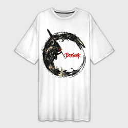 Женская длинная футболка Берсерк Гатс В Кругу Змея