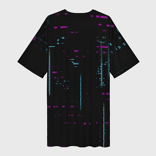 Женская длинная футболка CS GO - Skin / 3D-принт – фото 2