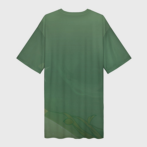 Женская длинная футболка Tighnari Genshin Impact / 3D-принт – фото 2