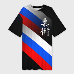 Женская длинная футболка Джиу-джитсу : Россия