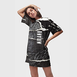 Футболка женская длинная Vanguard rags - Milano, цвет: 3D-принт — фото 2