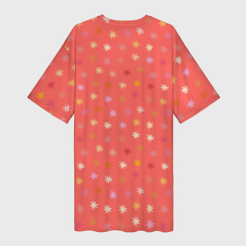 Женская длинная футболка Зайка-малыш / 3D-принт – фото 2