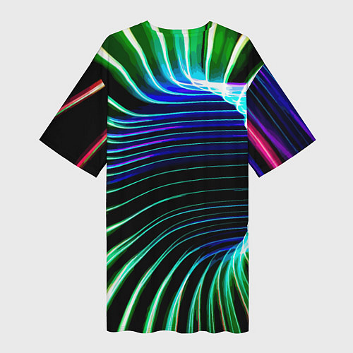 Женская длинная футболка Sonic - hedgehog - video game / 3D-принт – фото 2