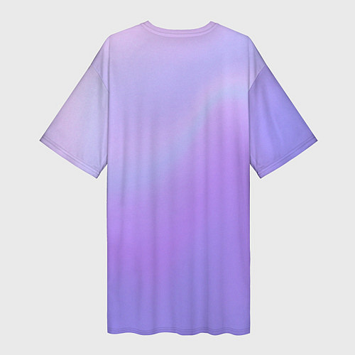 Женская длинная футболка Roblox gradient / 3D-принт – фото 2