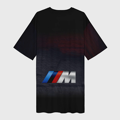Женская длинная футболка BMW M4 GT4 - M Performance - Motorsport / 3D-принт – фото 2