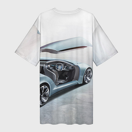 Женская длинная футболка Buick Riviera Concept / 3D-принт – фото 2
