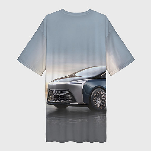 Женская длинная футболка Buick Flagship concept / 3D-принт – фото 2