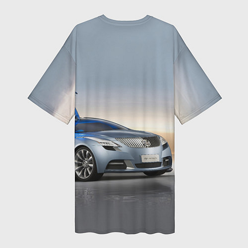 Женская длинная футболка Buick Riviera - Concept - Nature / 3D-принт – фото 2