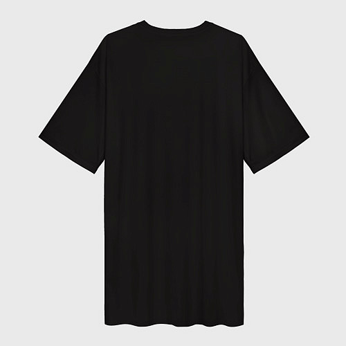 Женская длинная футболка Сайтама Ванпанчмен / 3D-принт – фото 2