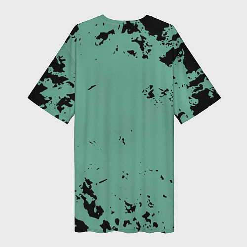 Женская длинная футболка Spy family characters / 3D-принт – фото 2