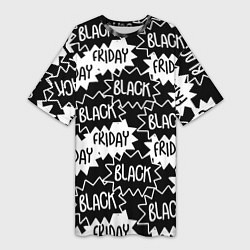 Женская длинная футболка Black friday