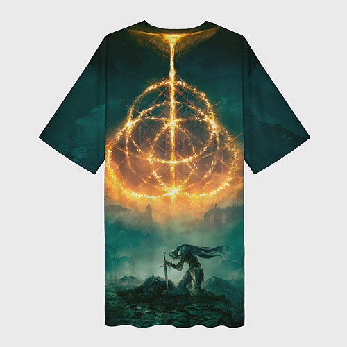 Женская длинная футболка Elden Ring / 3D-принт – фото 2