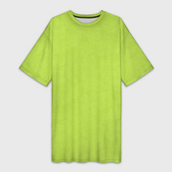 Женская длинная футболка Текстурированный ярко зеленый салатовый