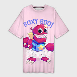 Футболка женская длинная Project Playtime Boxy Boo, цвет: 3D-принт