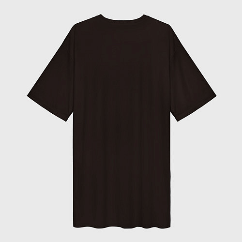 Женская длинная футболка Уэнсдэй поджог / 3D-принт – фото 2