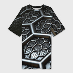 Женская длинная футболка Geometry abstraction