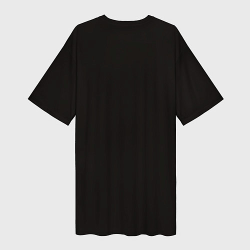 Женская длинная футболка Неоновый хомячок / 3D-принт – фото 2