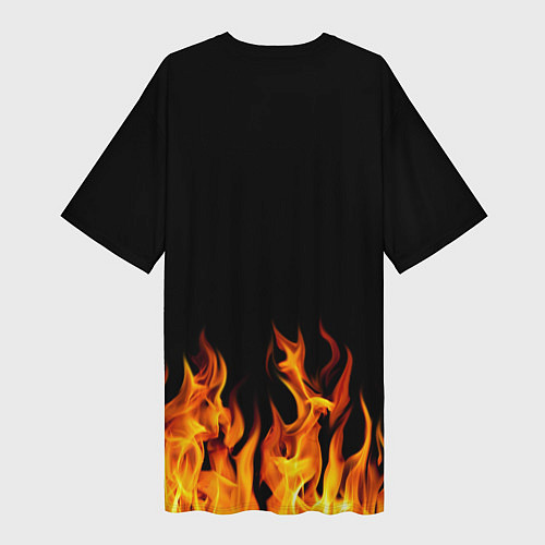 Женская длинная футболка Самая горячая Екатерина / 3D-принт – фото 2