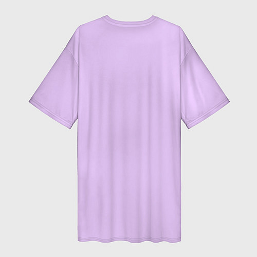 Женская длинная футболка Цветы и звезды / 3D-принт – фото 2