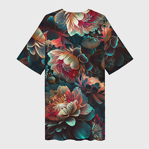 Женская длинная футболка Елена лучшая / 3D-принт – фото 2