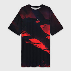 Женская длинная футболка Пикирующие вороны