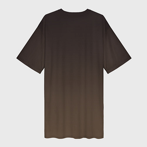 Женская длинная футболка Утёнок в капюшоне / 3D-принт – фото 2